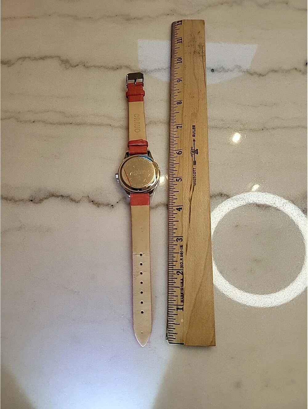 Crayo Crazy For Pastels Silver Tone Case 36 mm Band Watch Fits Up To 8
